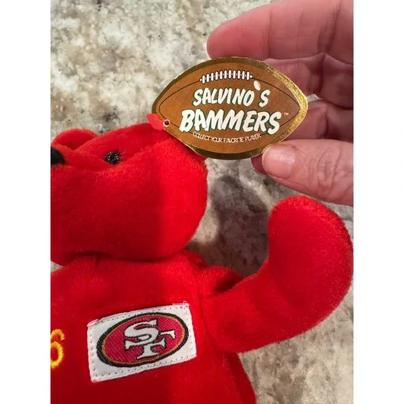 Joe Montana 16 San Francisco 49ers NFL Plush Salvino's Bammers Super Bowl Series - Picture 7 of 9